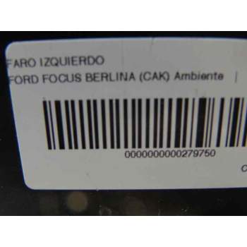 Recambio de faro izquierdo para ford focus berlina (cak) ambiente referencia OEM IAM 1152091  