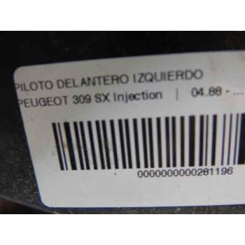 Recambio de piloto delantero izquierdo para peugeot 309 sx injection referencia OEM IAM 630182  