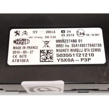 Recambio de modulo electronico para citroën c4 picasso ii 2.0 bluehdi 150 referencia OEM IAM 9805727480  