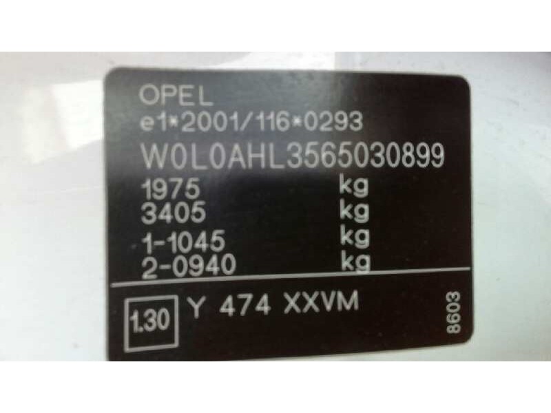 opel astra h caravan del año 2006