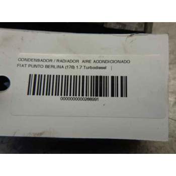 Recambio de condensador / radiador aire acondicionado para fiat punto berlina (176) td 70 sx referencia OEM IAM   