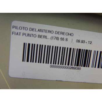 Recambio de piloto delantero derecho para fiat punto berl. (176) 55 s referencia OEM IAM 0007732479  