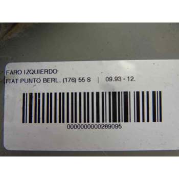 Recambio de faro izquierdo para fiat punto berl. (176) 55 s referencia OEM IAM 0046481414  