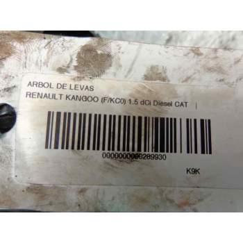 Recambio de arbol de levas para renault kangoo (f/kc0) 1.5 dci diesel cat referencia OEM IAM   