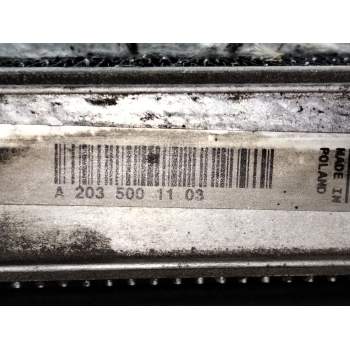 Recambio de radiador agua para mercedes-benz clase c (w203) berlina 1.8 cat referencia OEM IAM A2035001103  
