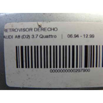 Recambio de retrovisor derecho para audi a8 (d2) 3.7 quattro referencia OEM IAM   