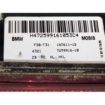 Recambio de piloto trasero derecho porton para bmw 3 (f30, f80) 318 d xdrive referencia OEM IAM 7259916  