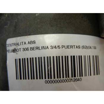 Recambio de centralita abs para peugeot 306 berlina 3/4/5 puertas (s2) boulebard referencia OEM IAM 0265216698 9636084580 