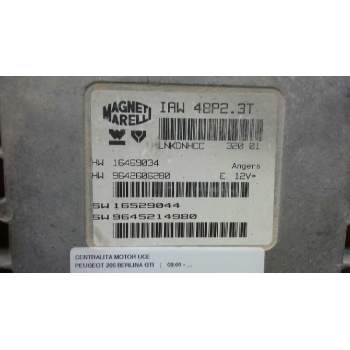 Recambio de centralita motor uce para peugeot 206 berlina gti referencia OEM IAM IAW48P23T SW16529044 SW9645214980