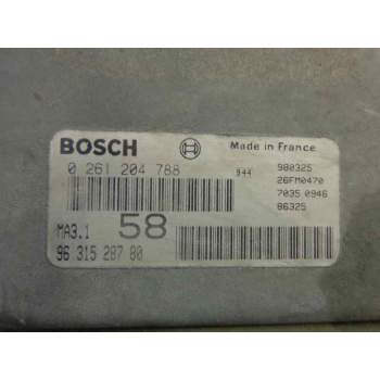 Recambio de centralita motor uce para peugeot 106 (s2) 1.1 referencia OEM IAM 0261204788 9631528780 26FM0470