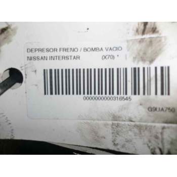 Recambio de depresor freno / bomba vacio para nissan interstar (x70) 2.5 dci diesel cat referencia OEM IAM  RE218101 