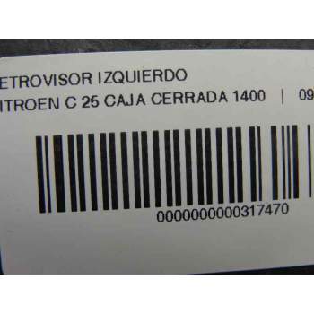 Recambio de retrovisor izquierdo para citroën c 25 caja cerrada 1400 referencia OEM IAM   