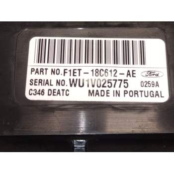 Recambio de mando calefaccion aire acondicionado para ford focus iii 1.0 ecoboost referencia OEM IAM F1ET18C612  