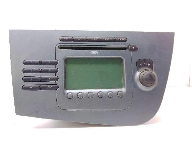 Recambio de sistema audio / radio cd para seat leon (1p1) fr 1 referencia OEM IAM W0P1035186BN87  