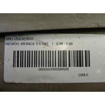 Recambio de faro izquierdo para daewoo aranos cd referencia OEM IAM 96179918  