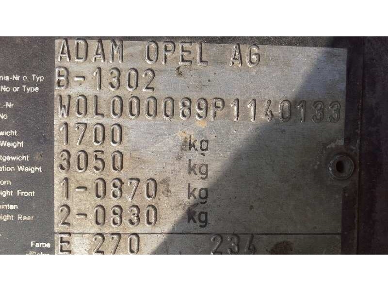 opel vectra a del año 1993