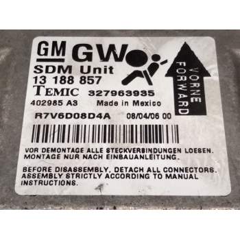 Recambio de centralita airbag para opel astra h (a04) 1.7 cdti (l48) referencia OEM IAM 13188857  