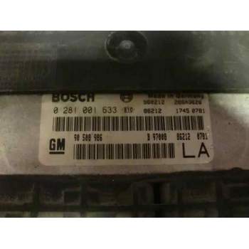 Recambio de centralita motor uce para opel vectra a referencia OEM IAM 0281001633 90500986 17450781