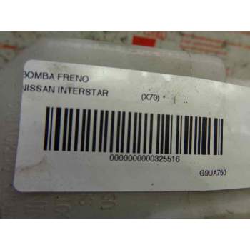Recambio de bomba freno para nissan interstar (x70) 2.5 dci diesel cat referencia OEM IAM   