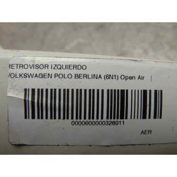 Recambio de retrovisor izquierdo para volkswagen polo berlina (6n1) 1.0 referencia OEM IAM   