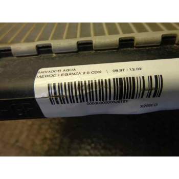 Recambio de radiador agua para daewoo leganza 2.0 cdx referencia OEM IAM 96273596  