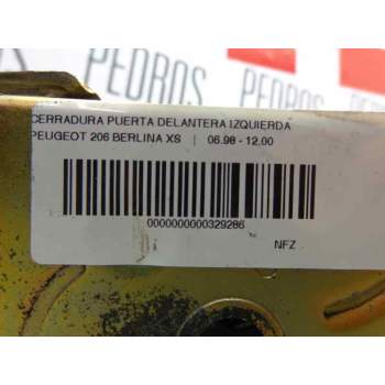 Recambio de cerradura puerta delantera izquierda para peugeot 206 berlina xs referencia OEM IAM 9135H3  