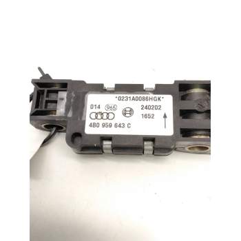 Recambio de sensor impacto airbag para volkswagen touareg (7la, 7l6, 7l7) 4.2 v8 referencia OEM IAM 4B0959643C  