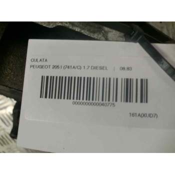 Recambio de culata para peugeot 205 berlina 1.8 diesel referencia OEM IAM P08  17164
