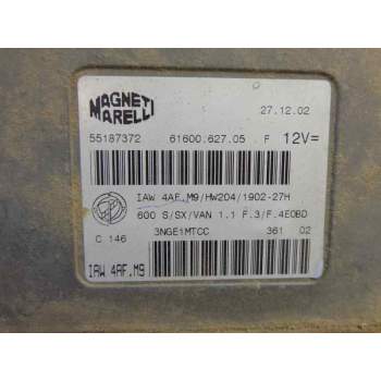 Recambio de centralita motor uce para fiat seicento (187) brush plus referencia OEM IAM IAW4AE.M9/Hw204/1902-27H 61600.627.05 55