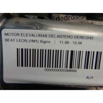 Recambio de motor elevalunas delantero derecho para seat leon (1m1) sports limited referencia OEM IAM   