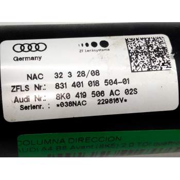 Recambio de columna direccion para audi a4 b8 avant (8k5) 2.0 tdi quattro referencia OEM IAM 8K0419506AC  