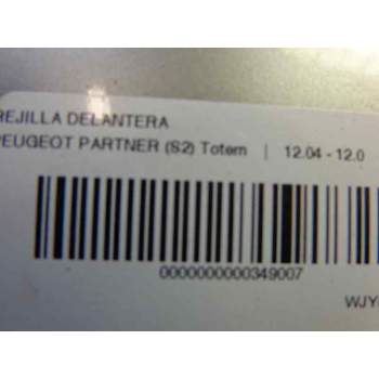 Recambio de rejilla delantera para peugeot partner (s2) 1.9 diesel referencia OEM IAM   