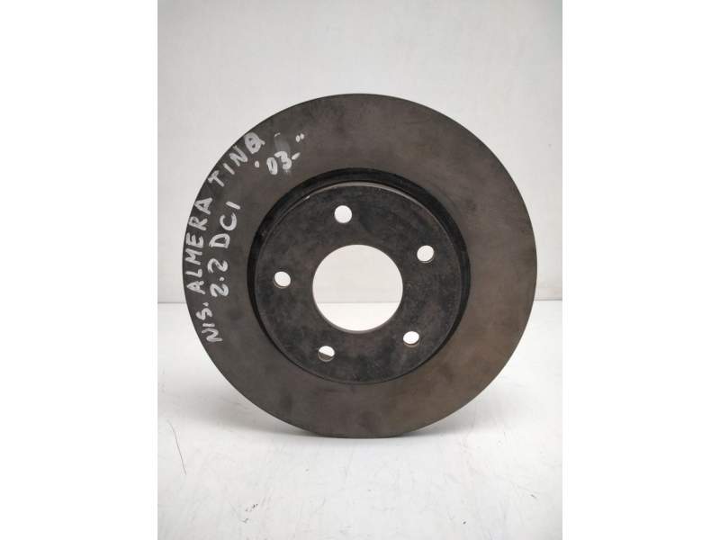 Recambio de disco freno delantero para nissan almera tino (v10) 2.2 dci referencia OEM IAM 010604 26MM KIRIU