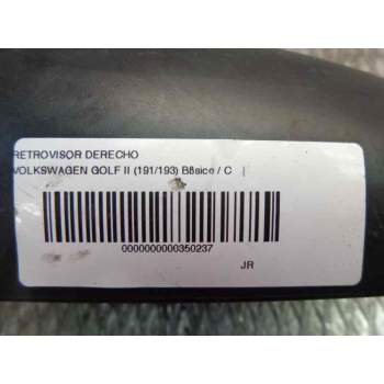 Recambio de retrovisor derecho para volkswagen golf ii (191/193) 1.6 turbodiesel referencia OEM IAM   