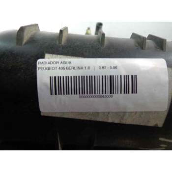 Recambio de radiador agua para peugeot 405 berlina 1.6 referencia OEM IAM   17687
