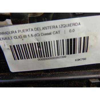 Recambio de cerradura puerta delantera izquierda para renault clio iii 1.5 dci diesel cat referencia OEM IAM   