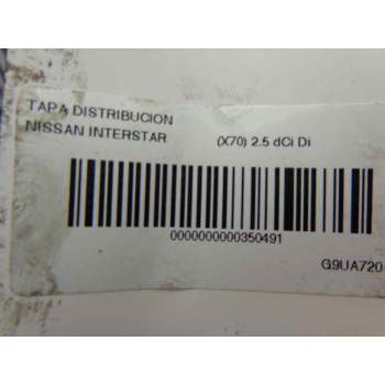 Recambio de tapa distribucion exterior para nissan interstar (x70) 2.5 dci diesel cat referencia OEM IAM  8200018638 