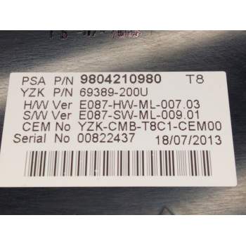 Recambio de cuadro instrumentos para peugeot 5008 (0u_, 0e_) 1.6 hdi referencia OEM IAM 9804210980  