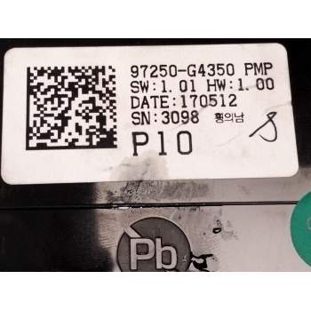 Recambio de mando calefaccion aire acondicionado para hyundai i30 (pde, pd, pden) 1.6 crdi referencia OEM IAM 97250G4350  