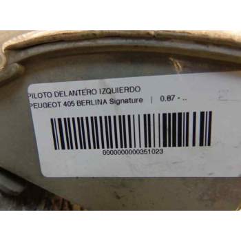 Recambio de piloto delantero izquierdo para peugeot 405 berlina signature referencia OEM IAM 630194  
