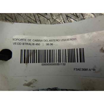 Recambio de soporte de cabina delantero izquierdo para iveco stralis 450 referencia OEM IAM   