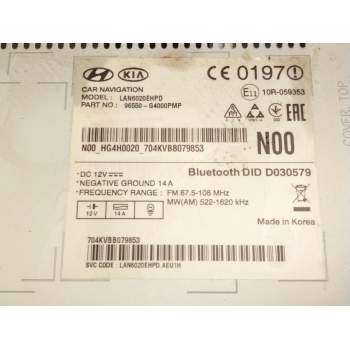 Recambio de pantalla multifuncion para hyundai i30 (pde, pd, pden) 1.6 crdi referencia OEM IAM 96550G4000  