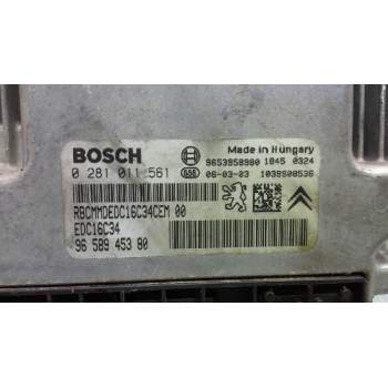 Recambio de centralita motor uce para citroën c5 berlina lx (e) referencia OEM IAM 0281011561 9658945380 EDC16C34