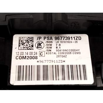 Recambio de mando multifuncion para peugeot 5008 (0u_, 0e_) 1.6 16v referencia OEM IAM 96773911ZD 28704Z 