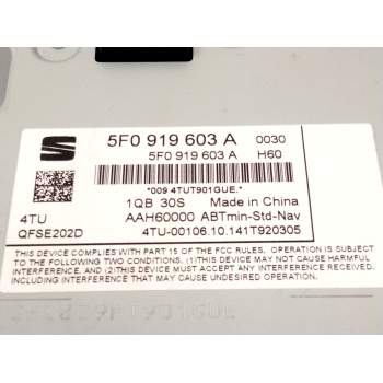 Recambio de sistema audio / radio cd para seat leon sc (5f5) 1.2 tsi referencia OEM IAM 5F0919603  
