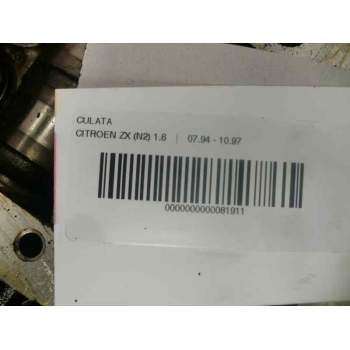 Recambio de culata para citroën zx 1.6 referencia OEM IAM 9621038110  43069