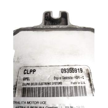 Recambio de centralita motor uce para opel astra g berlina comfort referencia OEM IAM 09366457  