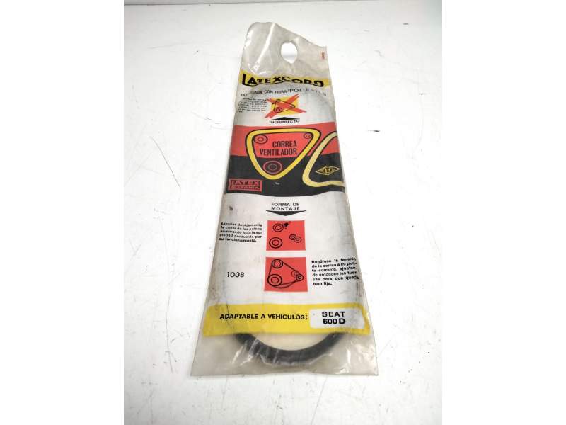 Recambio de correa accesorios para seat 600 referencia OEM IAM 1008  LATEXCORD