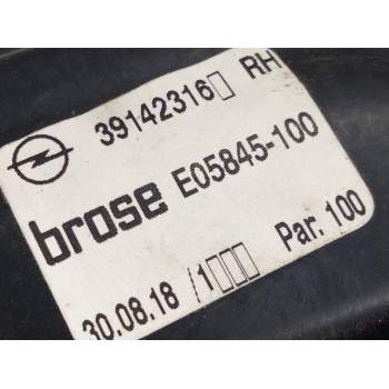 Recambio de elevalunas delantero derecho para opel astra k sports tourer excellence referencia OEM IAM 39142316  