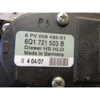 Recambio de pedal acelerador para seat ibiza (6l1) 1.9 tdi referencia OEM IAM 6Q1721503B  